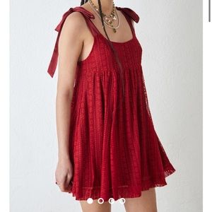 Urban Outfitters Stella Lace Babydoll Dress